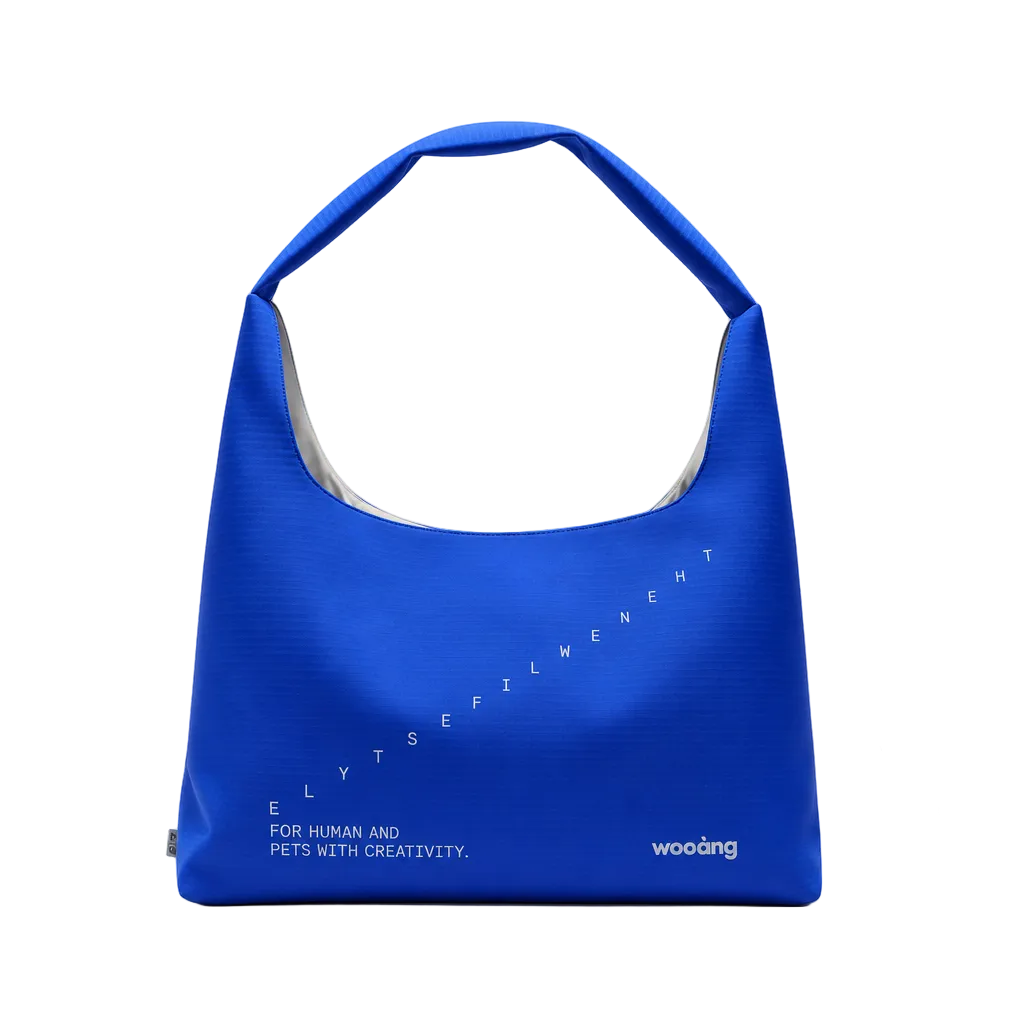 Waterproof Pet Crossbody Carrier Bag – Wide Hard-Base Dog and Cat Carrier, Small up to 4 kg or Large up to 10 kg