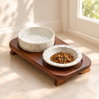 Food and water feeder lifestyle