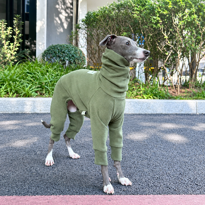 Thermal Stretch Dog Onesie for Italian Greyhounds and Whippets – Warm Four-Leg Base Layer, 10 Sizes, 3–25 kg