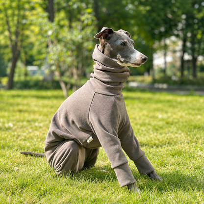Thermal Stretch Dog Onesie for Italian Greyhounds and Whippets – Warm Four-Leg Base Layer, 10 Sizes, 3–25 kg