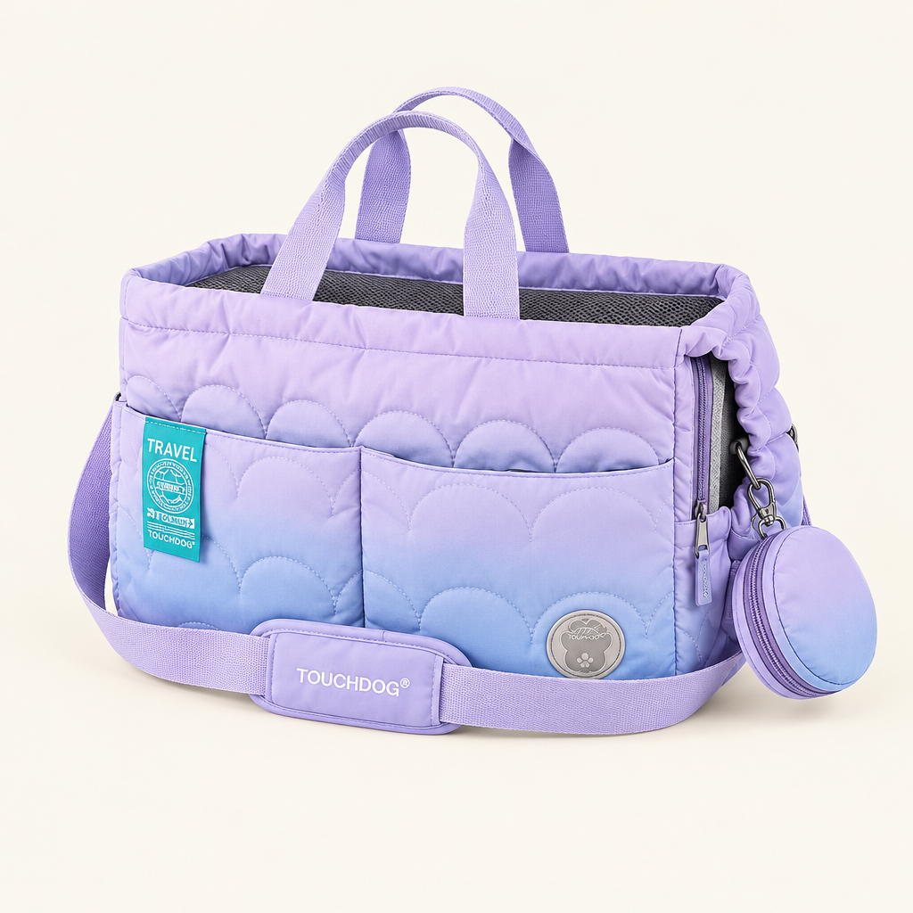 Iridescent Pet Carrier Bag – Lightweight Crossbody Dog and Cat Carrier for Small Pets, 5 Colour Styles