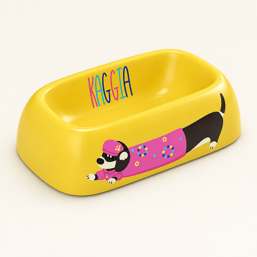 Yellow bowl studio image