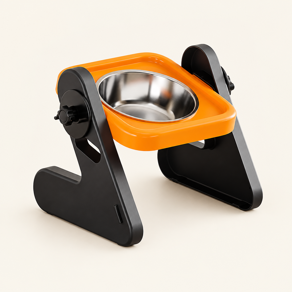 Orange single-bowl studio image