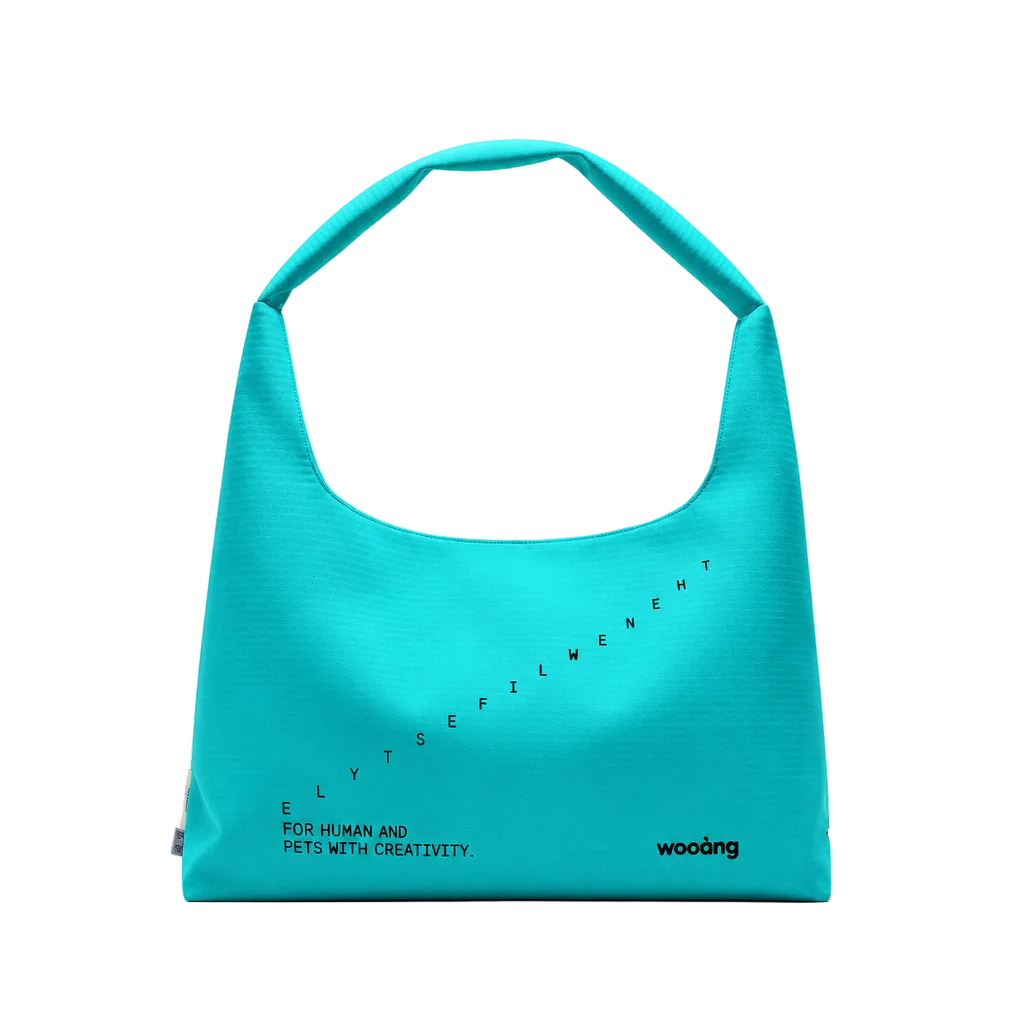 Waterproof Pet Crossbody Carrier Bag – Wide Hard-Base Dog and Cat Carrier, Small up to 4 kg or Large up to 10 kg