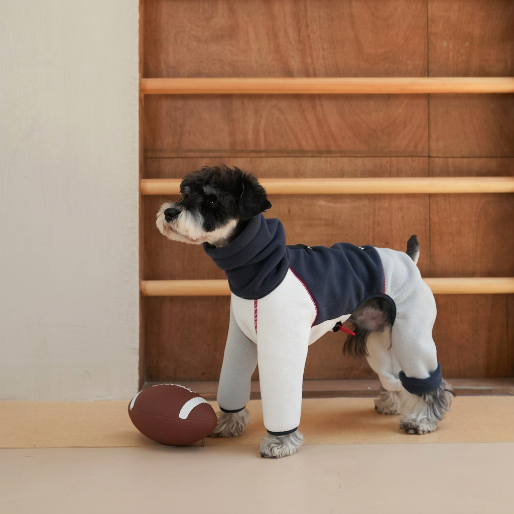 Polaris Colour-Block Four-Leg Dog Jumpsuit