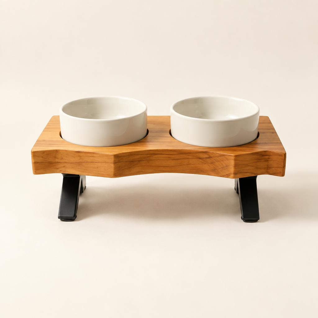 Cream-bowl double feeder studio