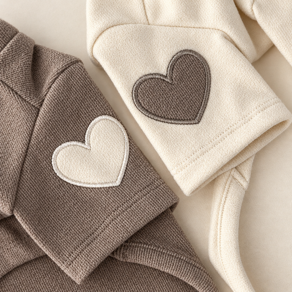 Heart Dog Hoodie – Simple Autumn Hoodie for Small Dogs and Cats, Toy Poodle, Bichon and Yorkie, XS to XL