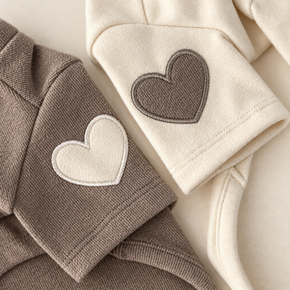 Heart Dog Hoodie – Simple Autumn Hoodie for Small Dogs and Cats, Toy Poodle, Bichon and Yorkie, XS to XL
