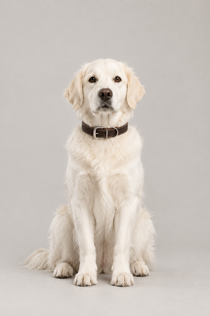 Full-grain leather dog collar – view 3