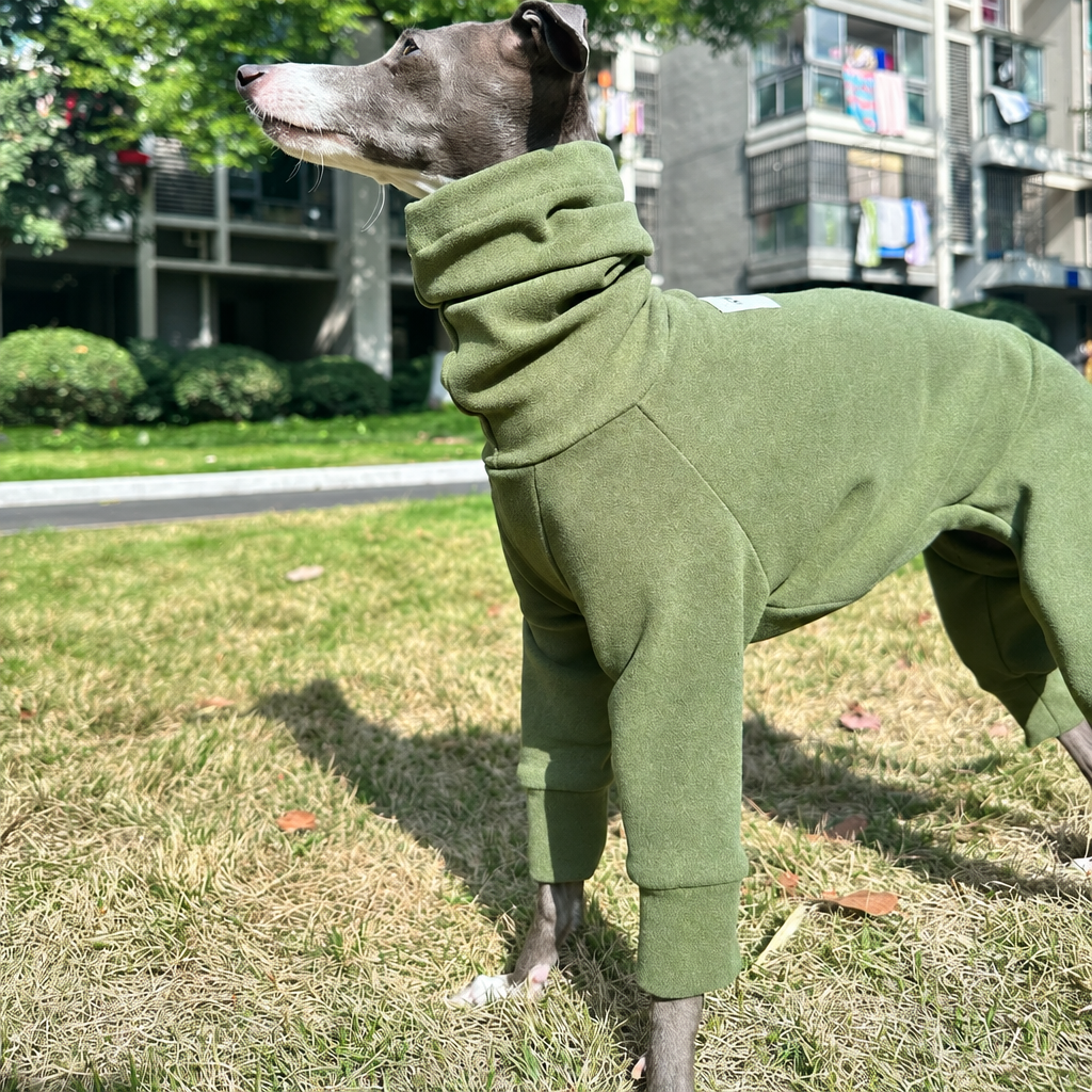 Thermal Stretch Dog Onesie for Italian Greyhounds and Whippets – Warm Four-Leg Base Layer, 10 Sizes, 3–25 kg