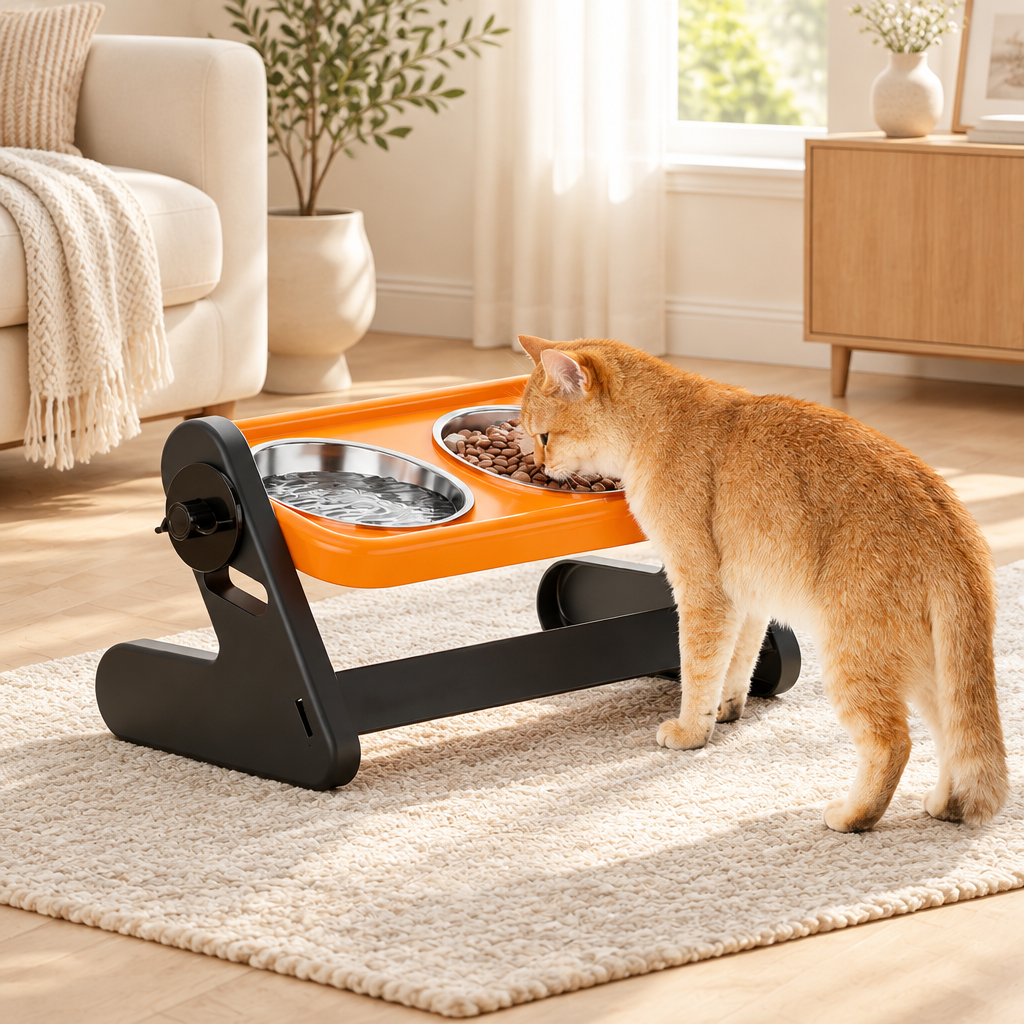 Orange feeder lifestyle image