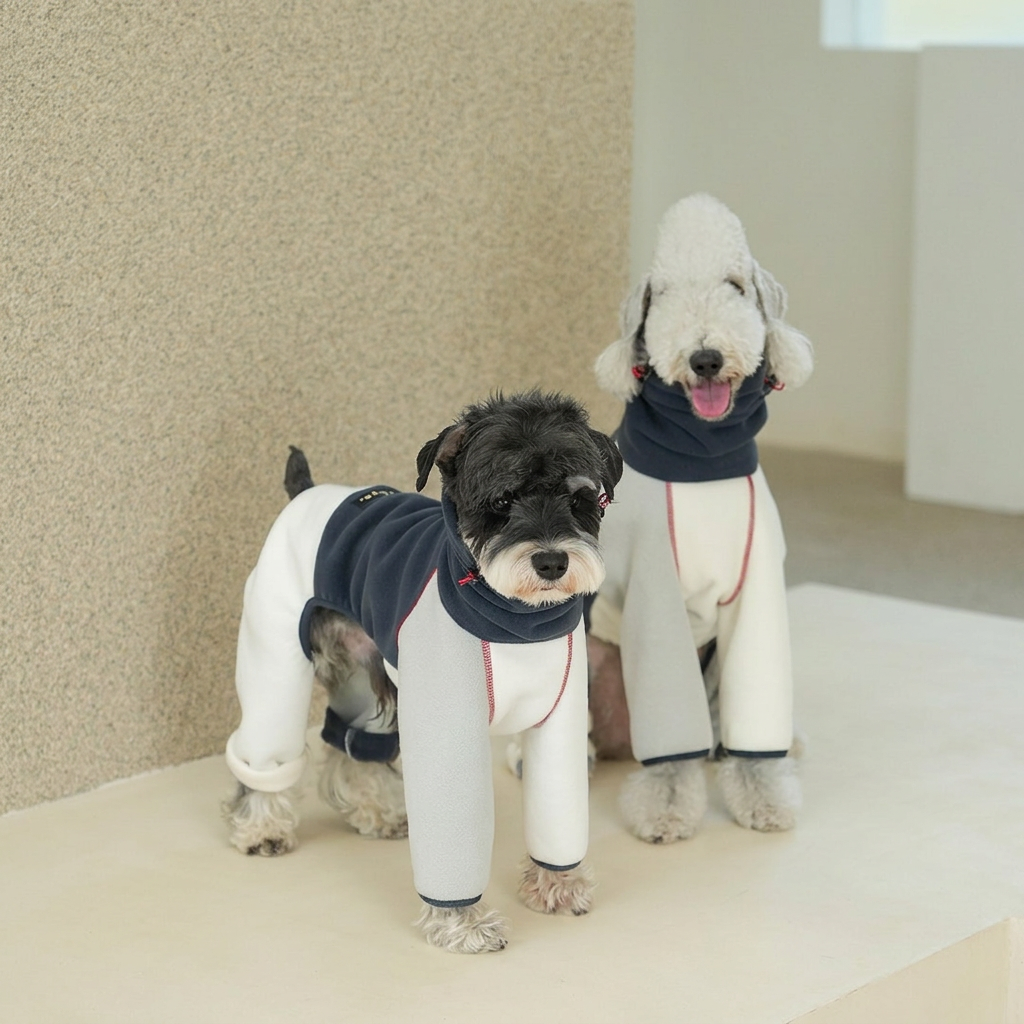 Polaris Colour-Block Four-Leg Dog Jumpsuit
