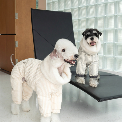 WinterCore Four-Leg Dog Jacket – Grey, White or Navy