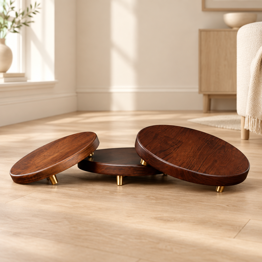Wooden platforms lifestyle scene