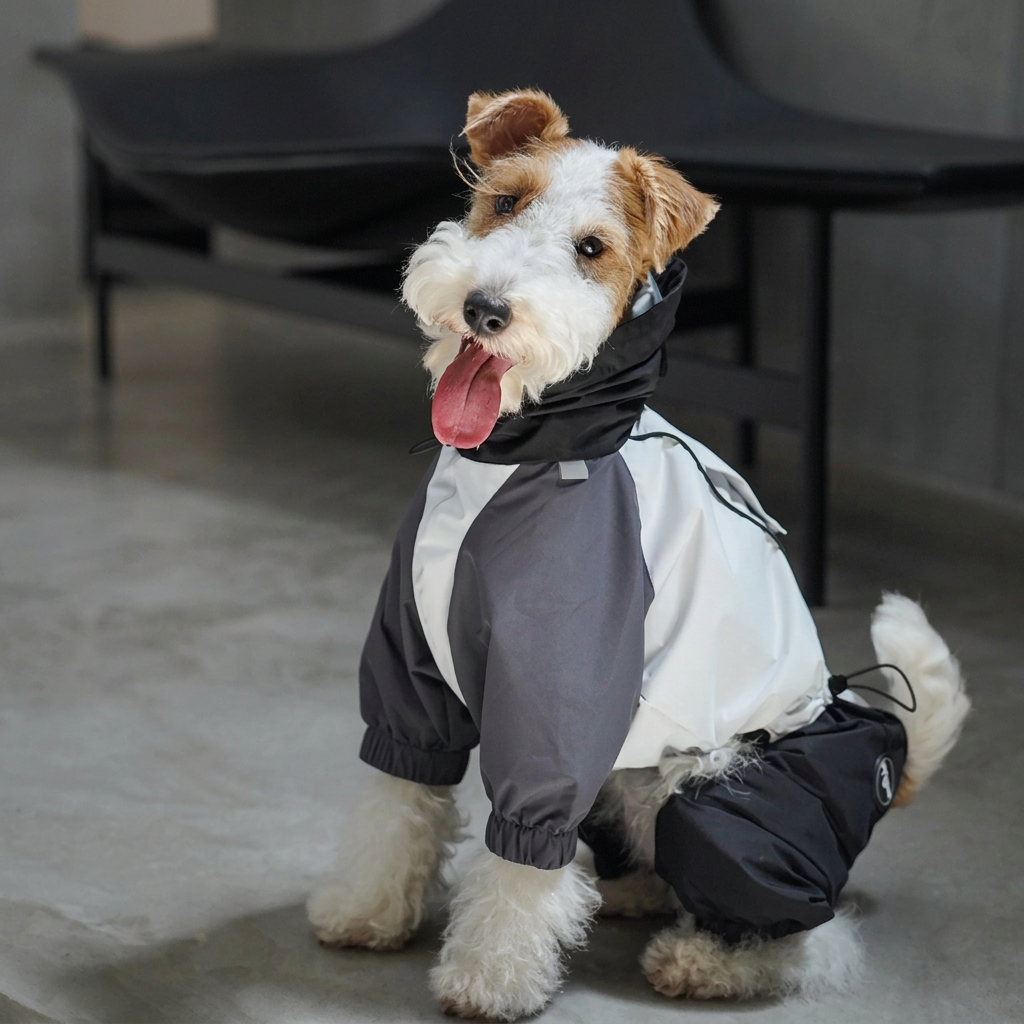 Barrier Four-Leg Dog Raincoat – Blue or Green