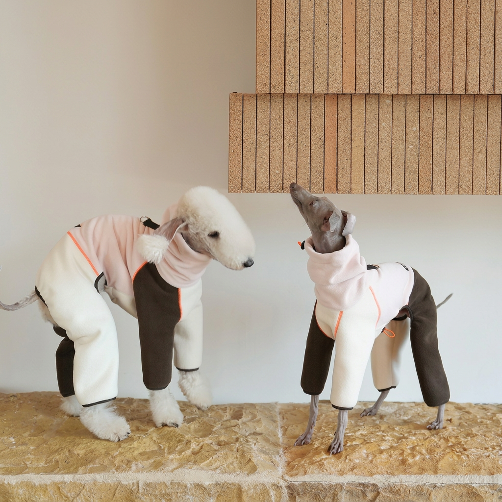 Polaris Colour-Block Four-Leg Dog Jumpsuit