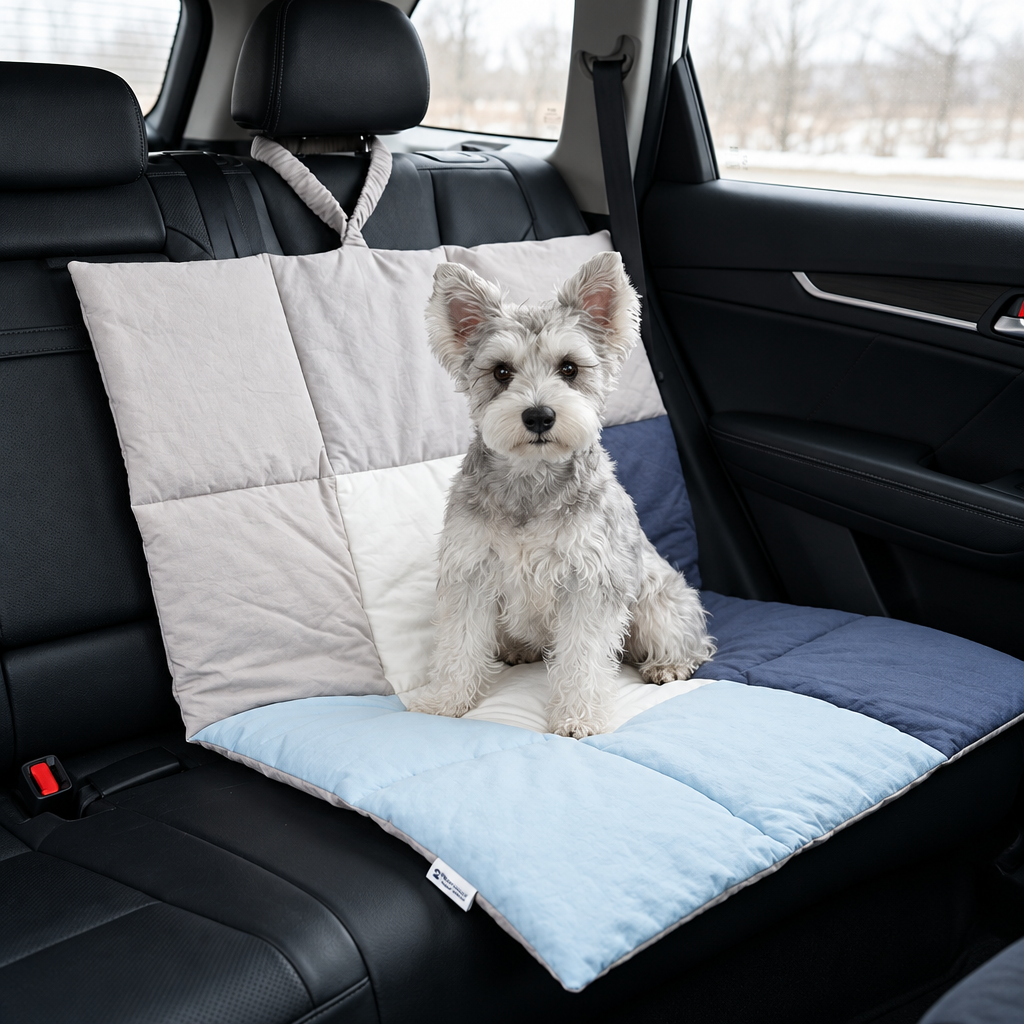 Quilted Dog Travel Mat & 2-in-1 Carry Bag