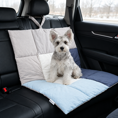 Quilted Dog Travel Mat & 2-in-1 Carry Bag