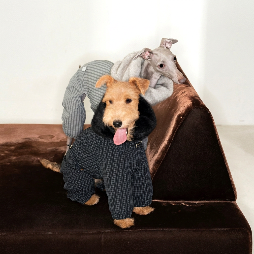 WinterCore Four-Leg Dog Jacket – Grey, White or Navy