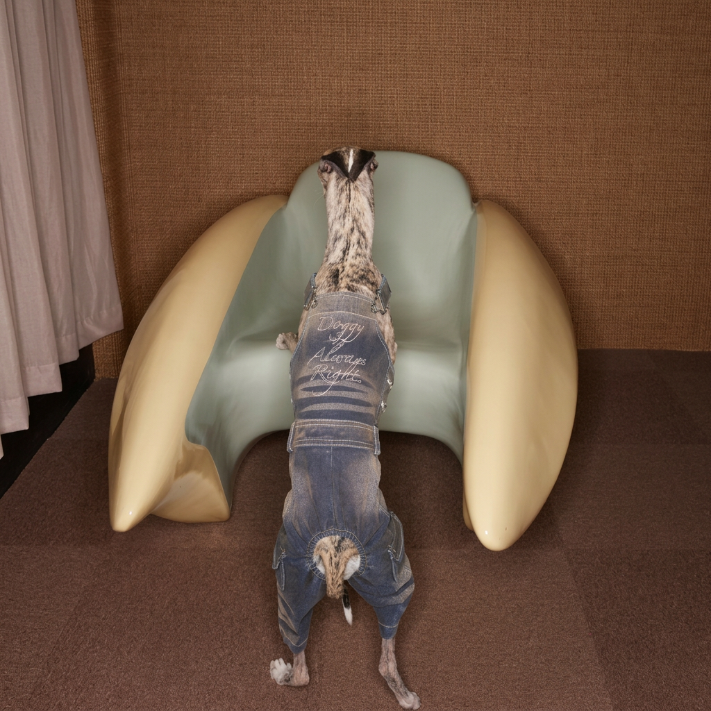 Urban Washed Denim Overalls for Dogs