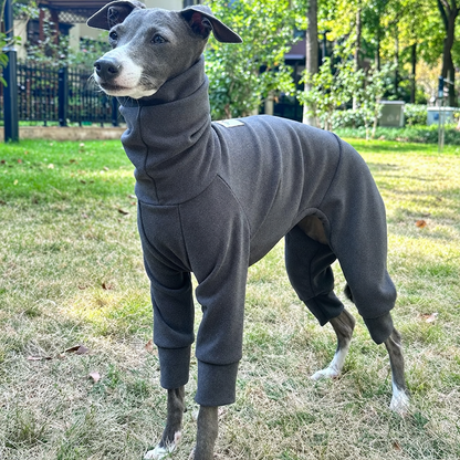 Thermal Stretch Dog Onesie for Italian Greyhounds and Whippets – Warm Four-Leg Base Layer, 10 Sizes, 3–25 kg