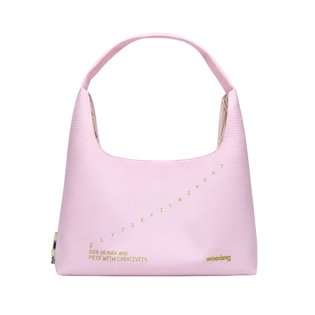 Waterproof Pet Crossbody Carrier Bag – Wide Hard-Base Dog and Cat Carrier, Small up to 4 kg or Large up to 10 kg