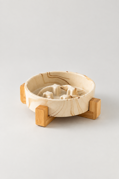 Medium bowl with low stand