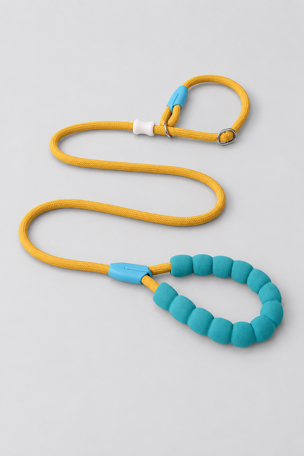 Wide nylon slip lead in Sage