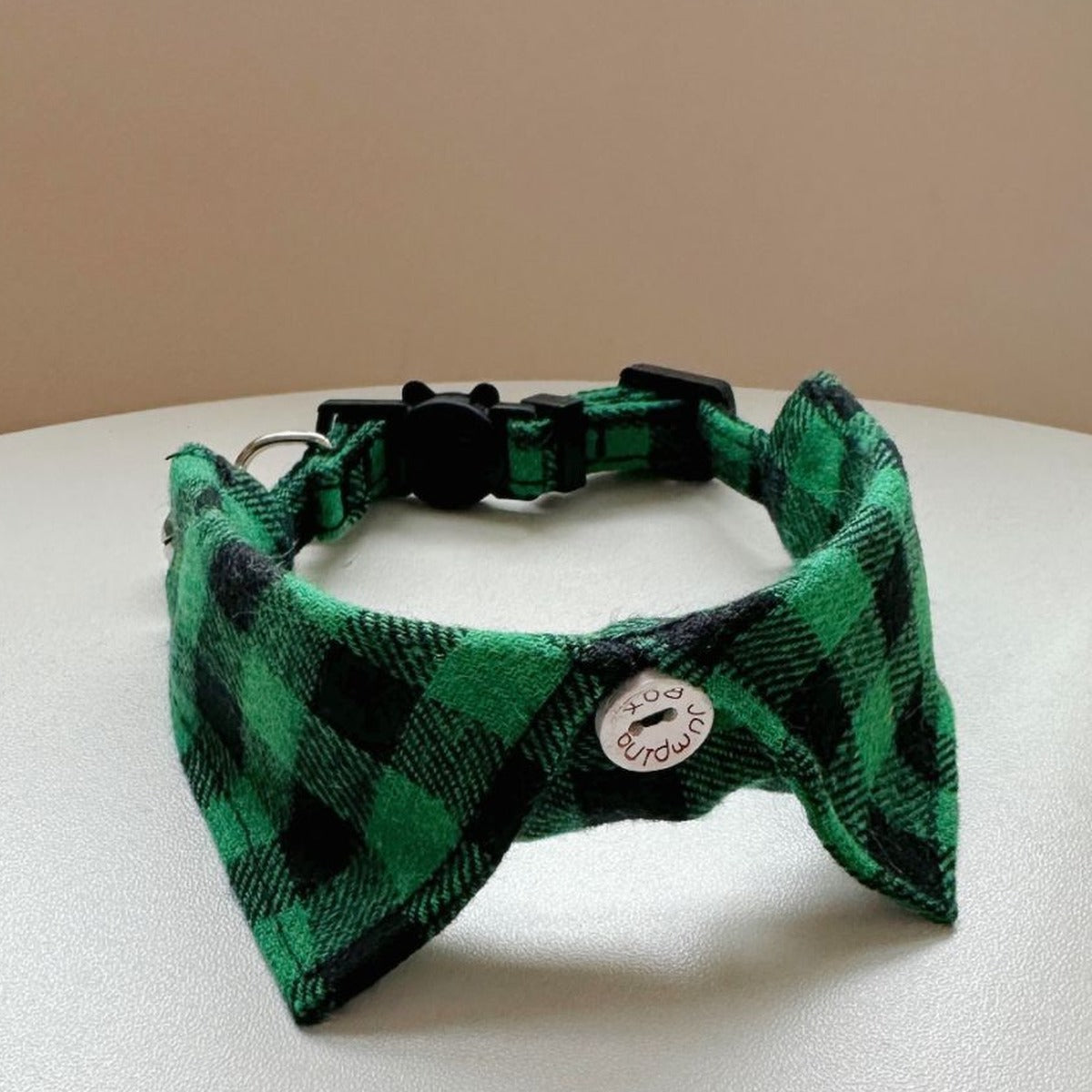 Plaid Shirt Collar for Cats and Small Dogs – Cute Pet Collar with Bell, Adjustable to 28 cm, 6 Colours