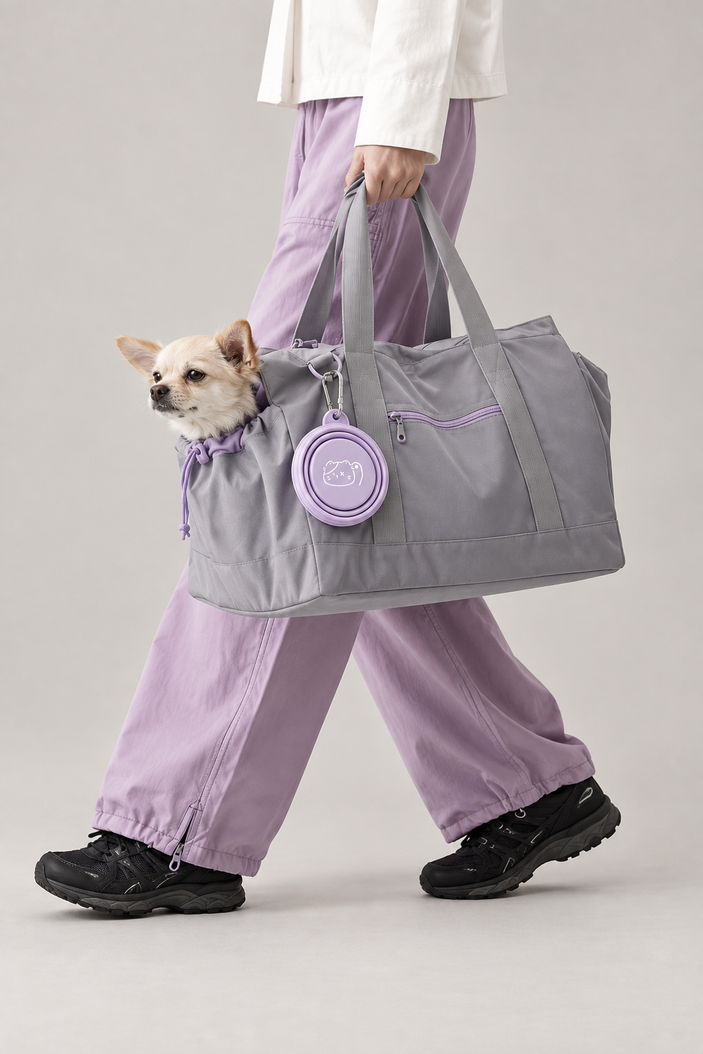 Folding travel dog bowl – view 3