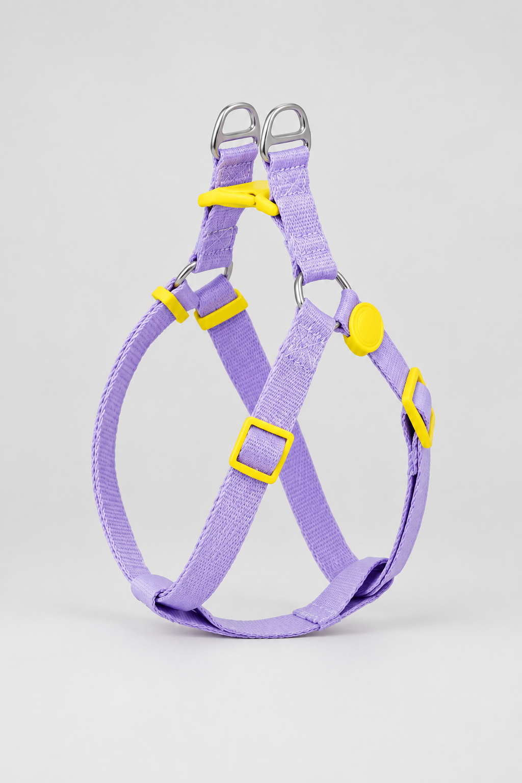 Rope dog collar and lead set in Marigold