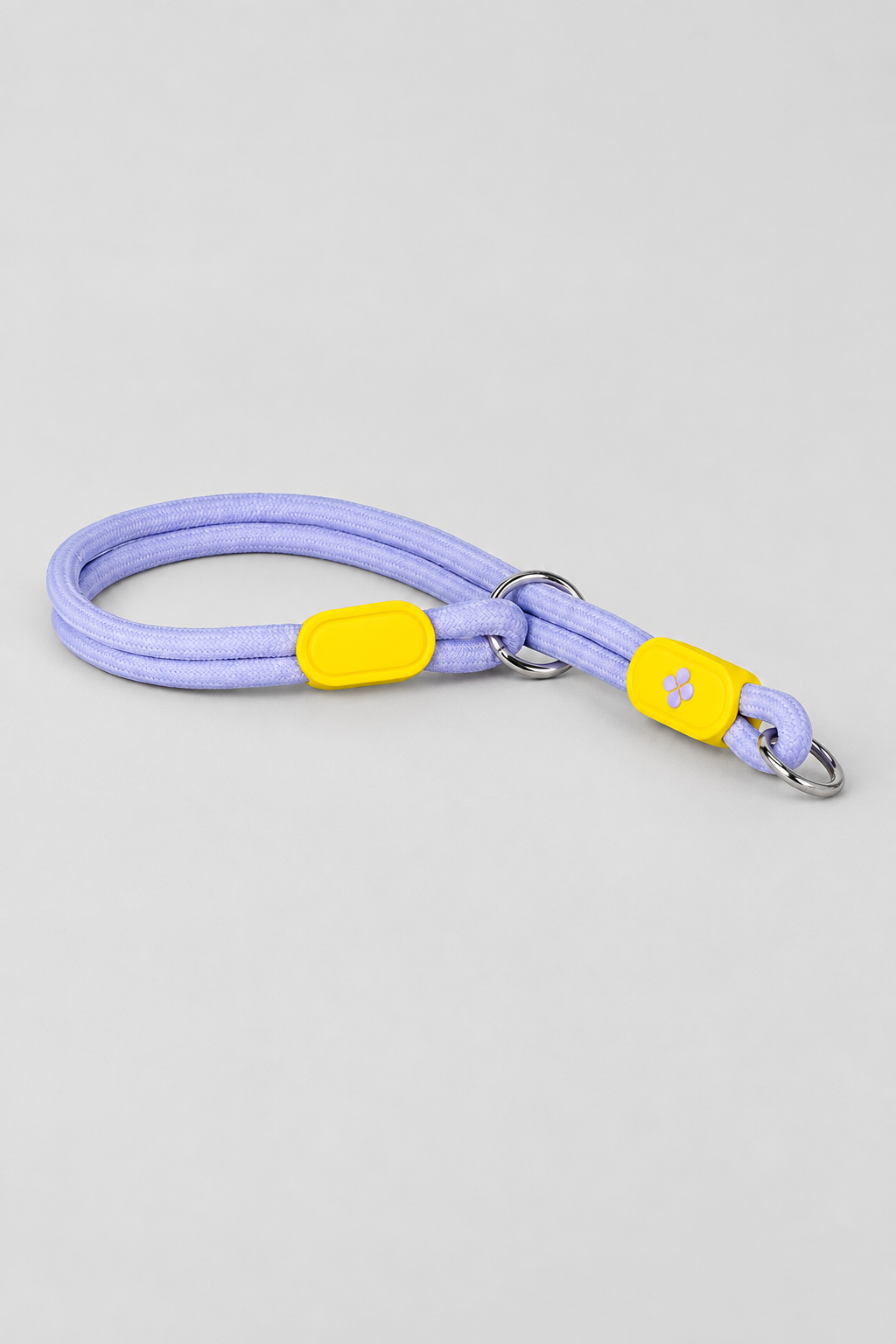 Nylon slip collar set in Grape