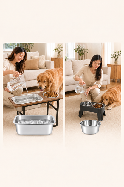 Rectangular-basin feeder, text-removal and portrait resize