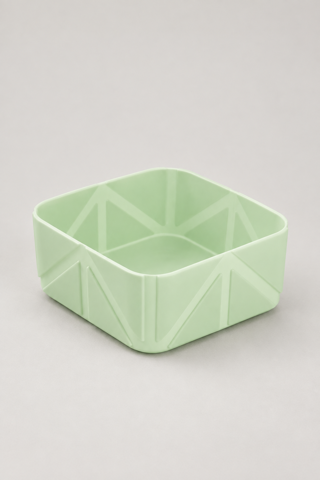 Collapsible silicone dog bowl in Sage