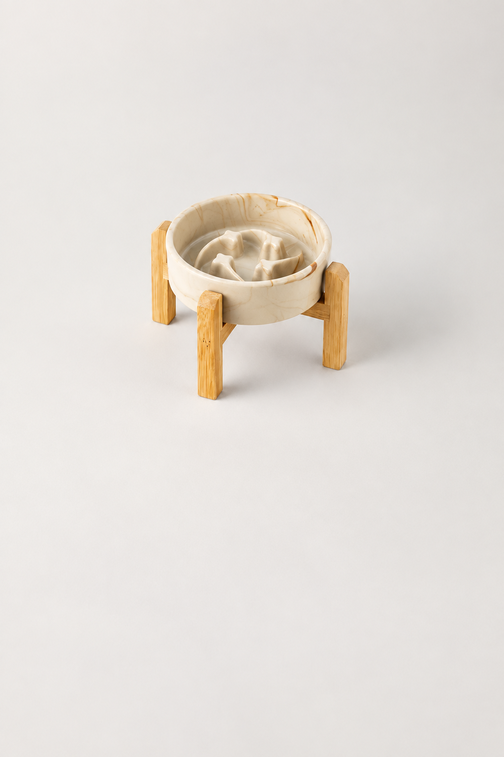 Small bowl with taller stand