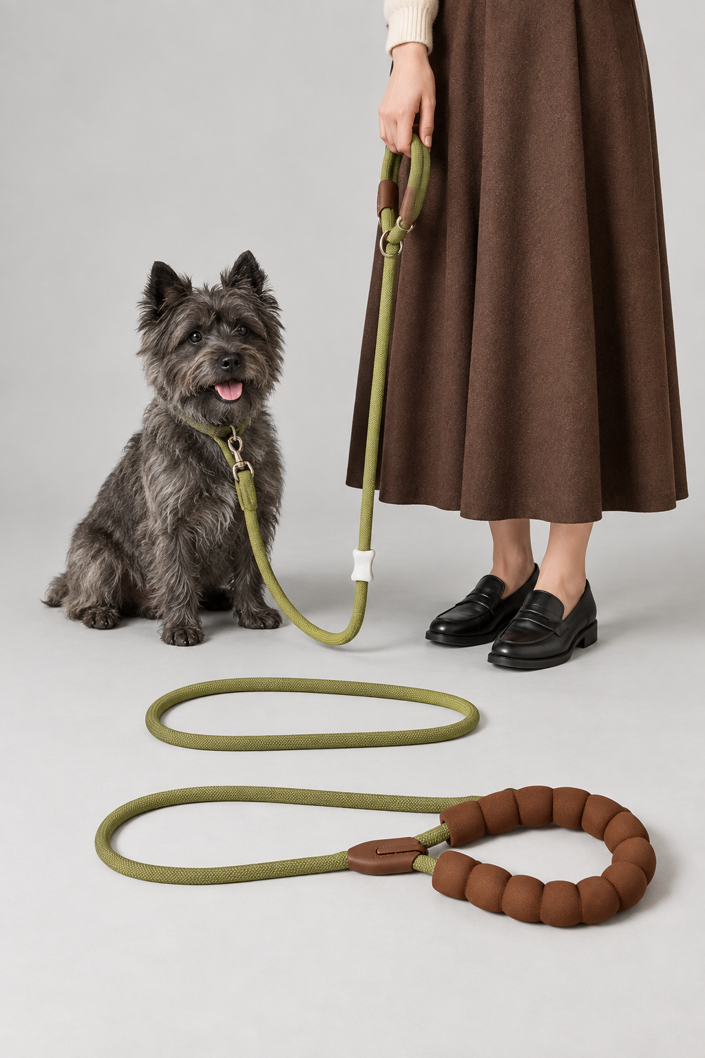 Wide nylon slip lead – view 2