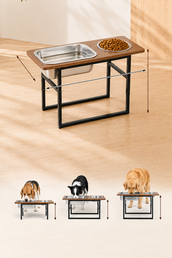 Adjustable Steel Bowl Stand