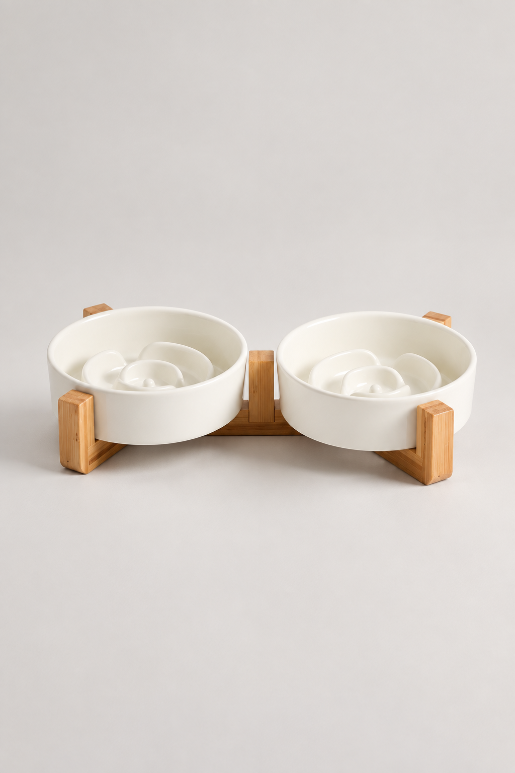 White double slow feeder set