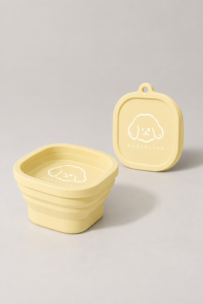 Collapsible dog bowl with lid – view 18